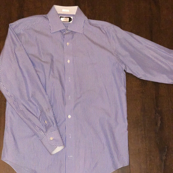 Lorenzo Uomo Trim Fit Dress Shirt - Picture 1 of 3